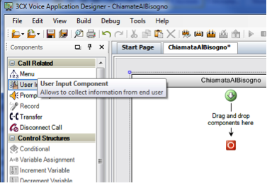 Verifica della struttura del VAD Struttura del Voice Application Designer