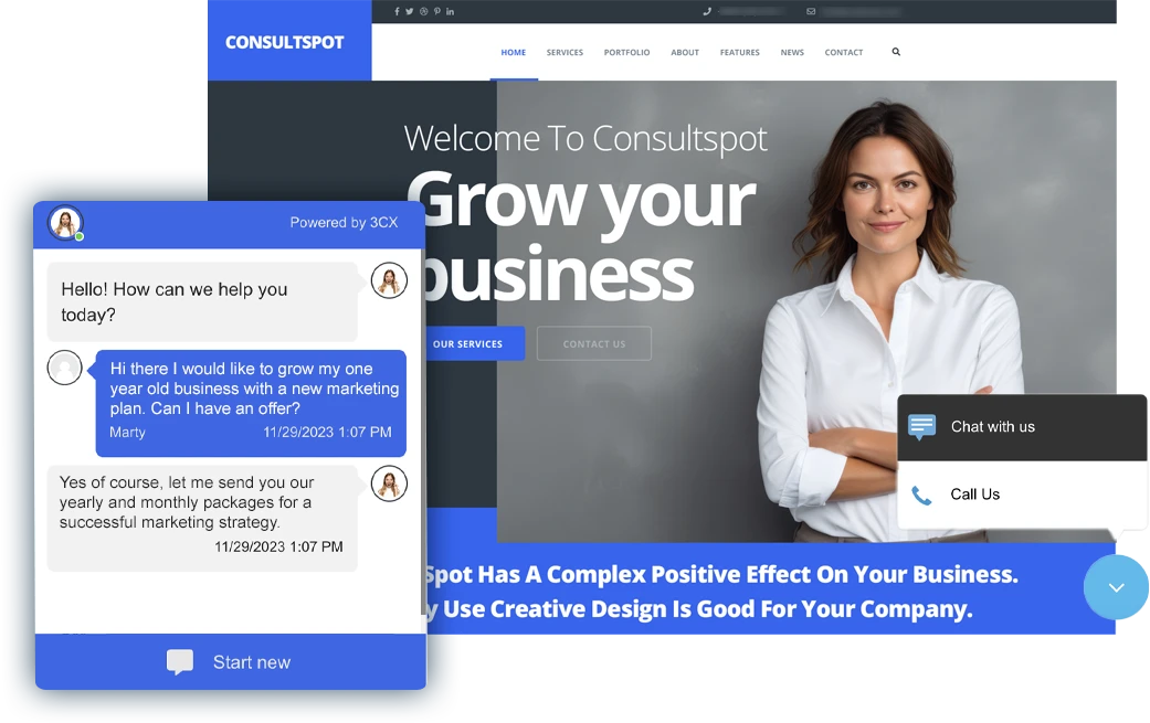 3CX – Live-Chat Plugin 3CX - Live-Chat Plugin
