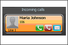 Gestire la chiamata del 3CX Phone