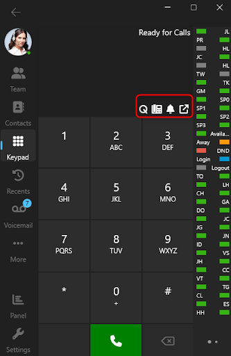 Accesso/uscita facile dalle code – Pannello di azione rapida Accesso/uscita facile dalle code - Pannello di azione rapida