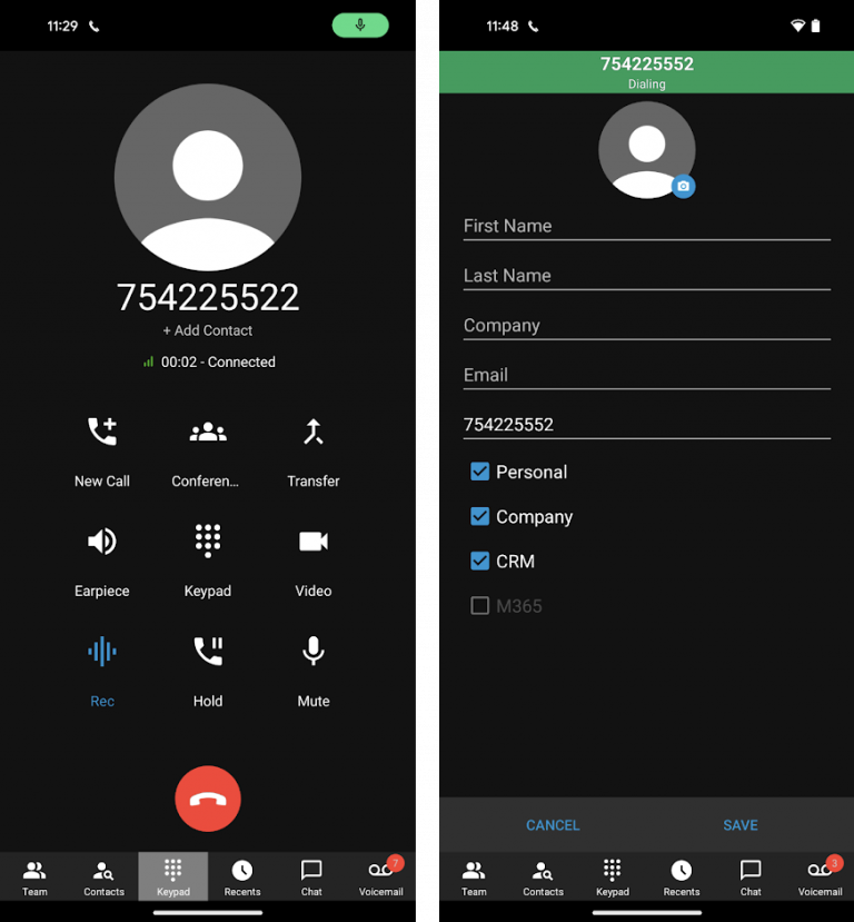 Aggiungere un contatto con la nuova Android Aggiungere un contatto con la nuova Android