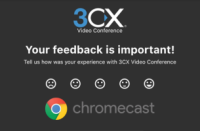Conferenze 3CX con Chromecast
