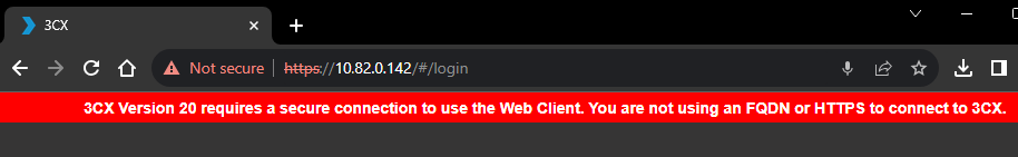 FQDN web client FQDN web client