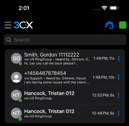 Segreteria telefonica code