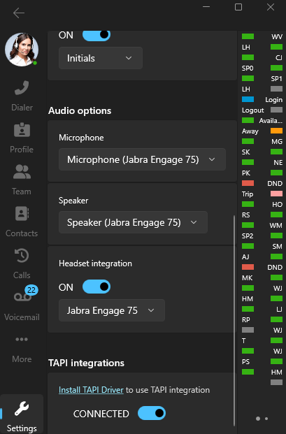 Softphone windows beta6 Softphone windows beta6