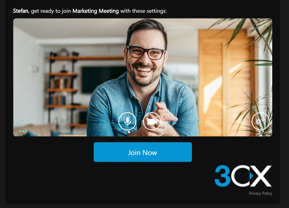 Partecipare a un WebMeeting 3CX