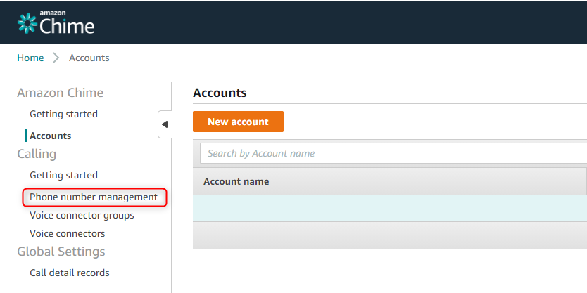 Configurazione Amazon chime con il 3CX