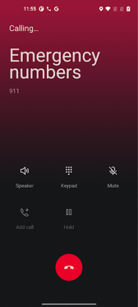 Chiama numeri di emergenza dall' App 3CX Android Chiama numeri di emergenza dall' App 3CX Android