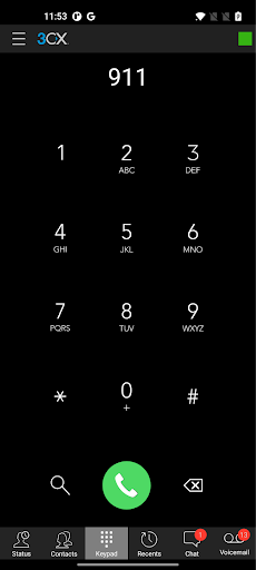 La nuova App 3CX Android riconosce i numeri di emergenza