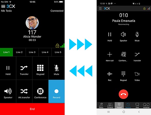 Ottieni le ultime app 3CX per iOS e Android e prova le nuove funzionalità