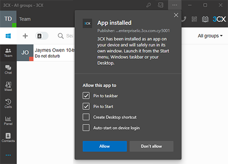 Avvio automatico su Edge