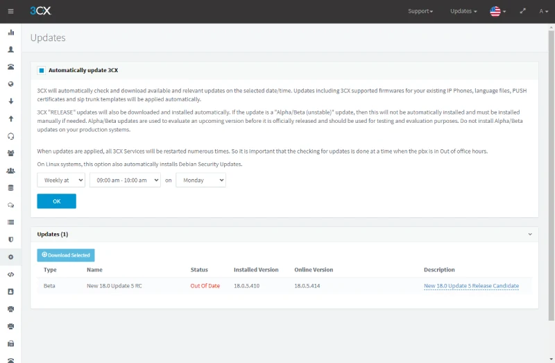 Update 5 Realease Candidate Ottieni il nuovo Update 5 Release Candidate