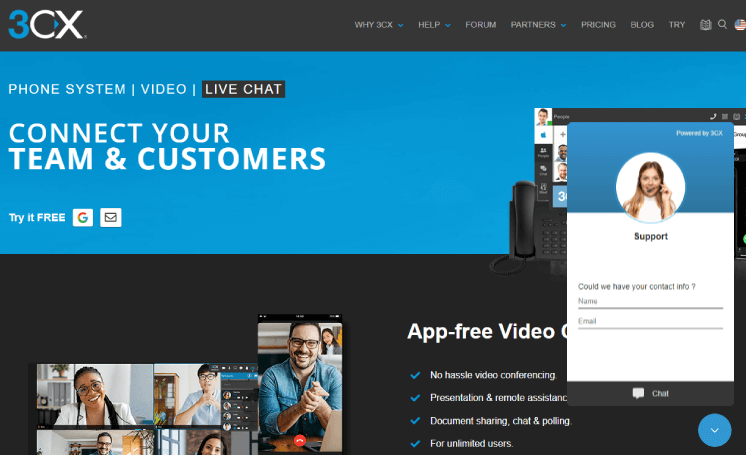 Bolla della live chat La nuova bolla della live cha offre più funzionalità