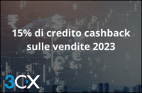 15% cash vack sulle vendite 2023