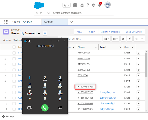 Utilizza il click to call da qualsiasi sito web o CRM