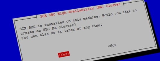 3CX SBC High Availability Clustering