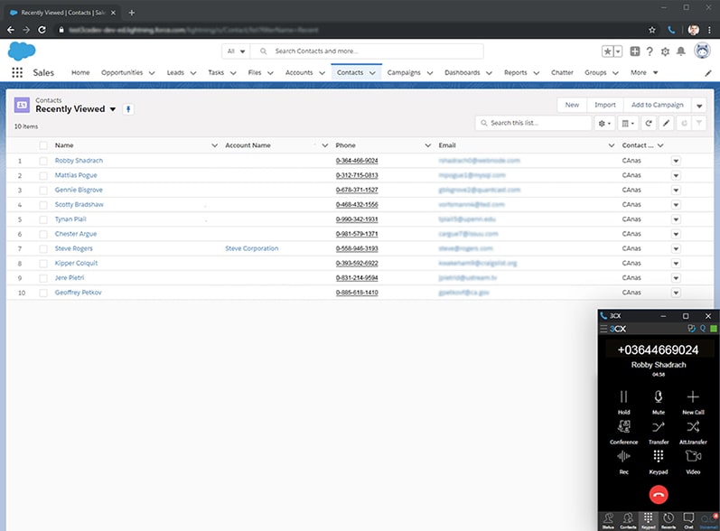 Nuovo Plugin Chrome 3CX Alpha 4