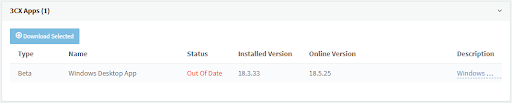 Windows Desktop App – Update Update della Windows Desktop App