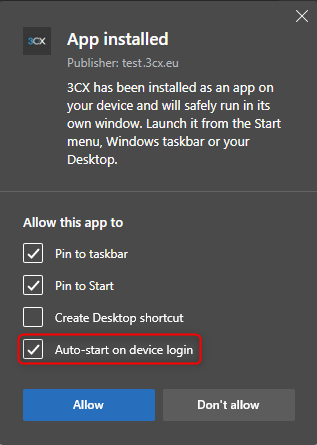Come aprirlo in automatico con Edge