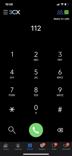 La nuova App 3CX iOS riconosce i numeri di emergenzaa