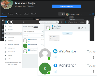 Estensioni per Cellulari, Meeting online e Live Chat