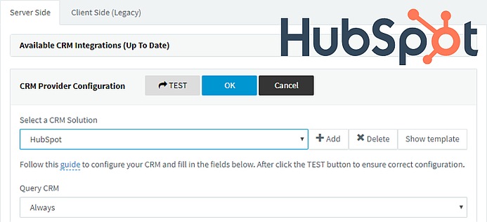 Integrazione HubSpot CRM in 3CX v16 Update 3