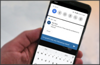 Chat interattiva su Google Pixel 4 Phone