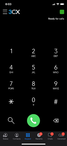 Scopri il nuovo accesso rapido pre la segreteria telefonica nella barra dell'app