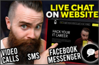 Settaggio della live chat 3cx e l'integrazione di FB e SMS