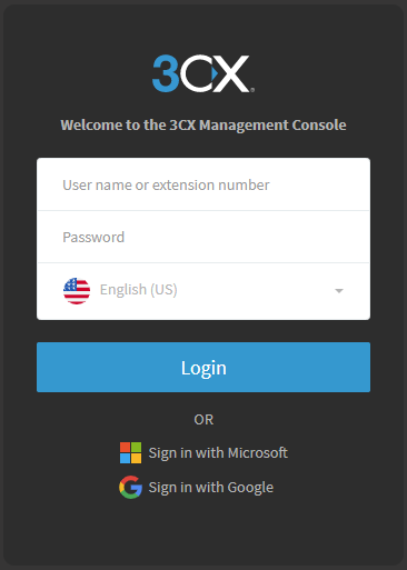 La nuova console di gestione del v18 alpha 2 sso