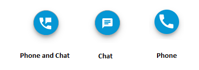 Minimizza la chat del tuo sito web e mostra ai tuoi utenti le diverse opzioni che possono contattare
