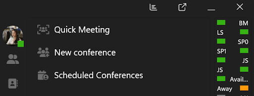 Modifiche stato videoconferenze