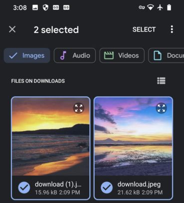 Condividere più file durante la chat con la nuova 3CX Android App