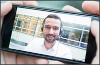 Basta parlare... Videochiama! Scarica la nuova App 3CX iOS.