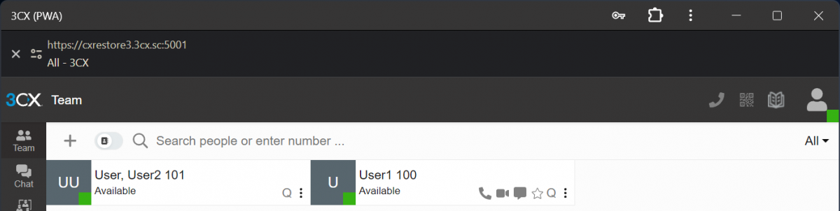 Nuovo URL web client Nuovo URL web client