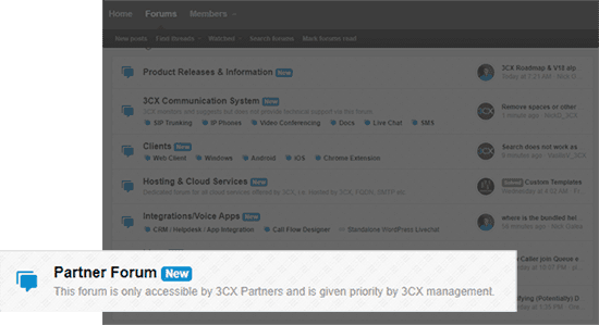 Il nuovo forum partner 3CX