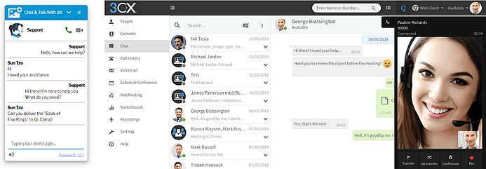 V16 Update 2 Website Chat personalizzata