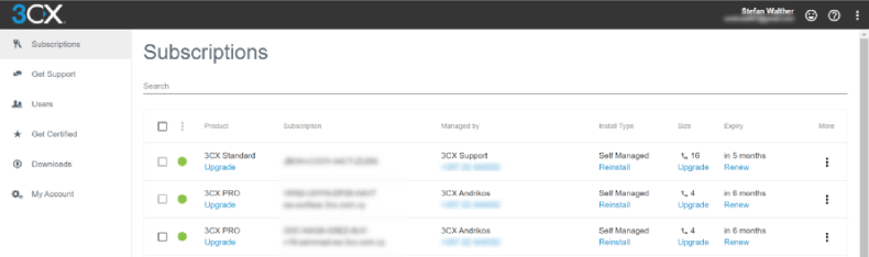 Il nuovo portale del cliente con l'instance manager integrato
