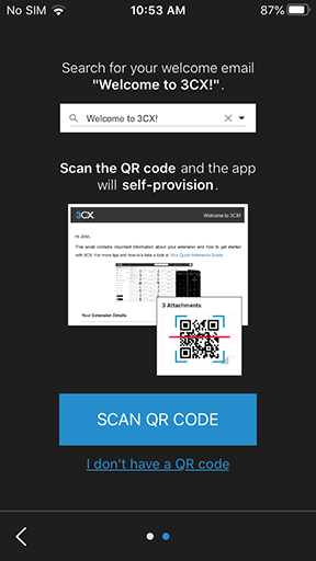 Scannerizza il codice QR per il Wzard