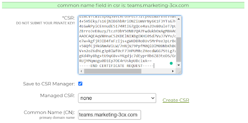 Ottieni un certificato usando il sito SSL.com