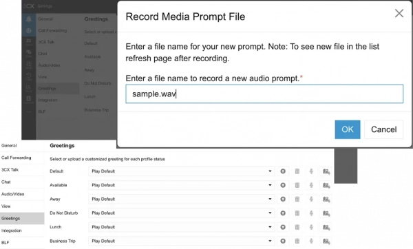 Voicemail via Windows Desktop App e Web Client Voicemail via Windows Desktop App e Web Client
