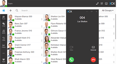 Gestisci facilmente le chiamate con il web client 3CX