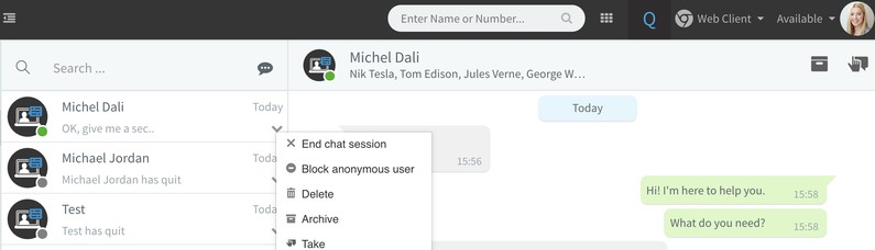 Aggiornamento Live Chat: ancora più funzionalità con l'aggiornamento della Chat