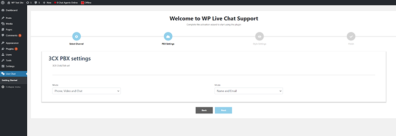 Soluzione di WP Live Chat
