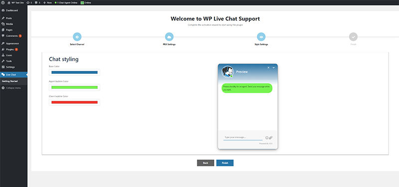 Soluzione Live Chat - Chat Styling