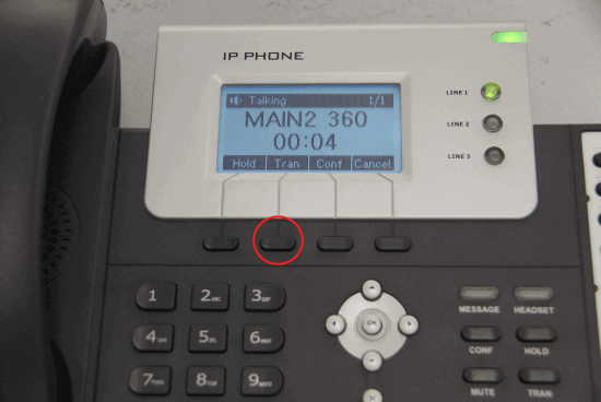 Yealink trasferimento cieco Effettua un trasferimento cieco con il telefono yealink